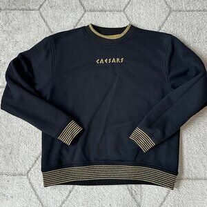 Vintage Caesar's Palace Black Embroidered Sweatshirt sz M/L